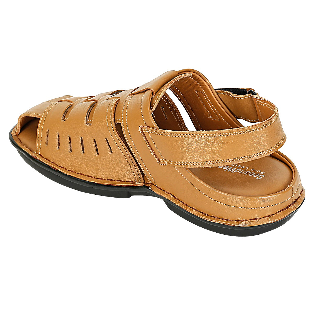 Mens Summer Pu Leather Sandals Beach Open Toe Sandles Sport Hiking Outdoor  Shoes | eBay
