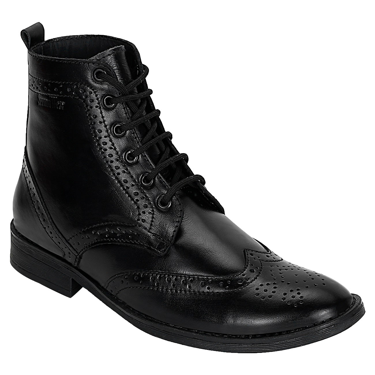 Seeandwear Leather Brogue Boot - SeeandWear