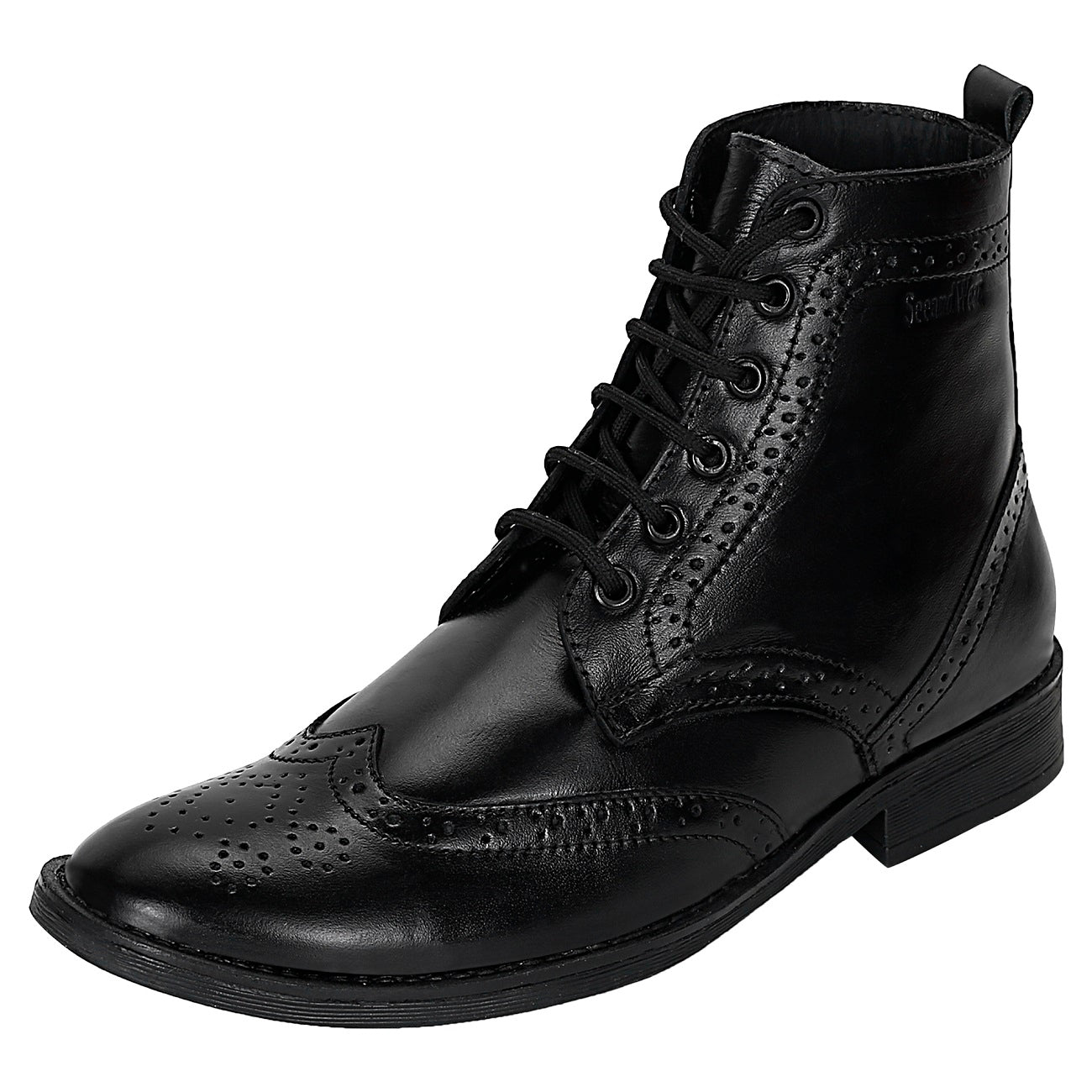 Seeandwear Leather Brogue Boot - SeeandWear