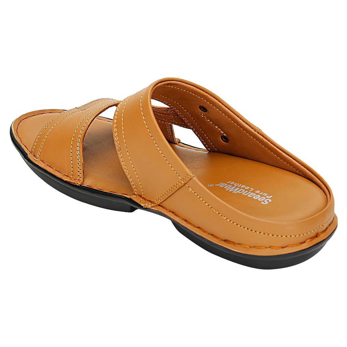 SeeandWear  Men Leather Tan Sandal - SeeandWear