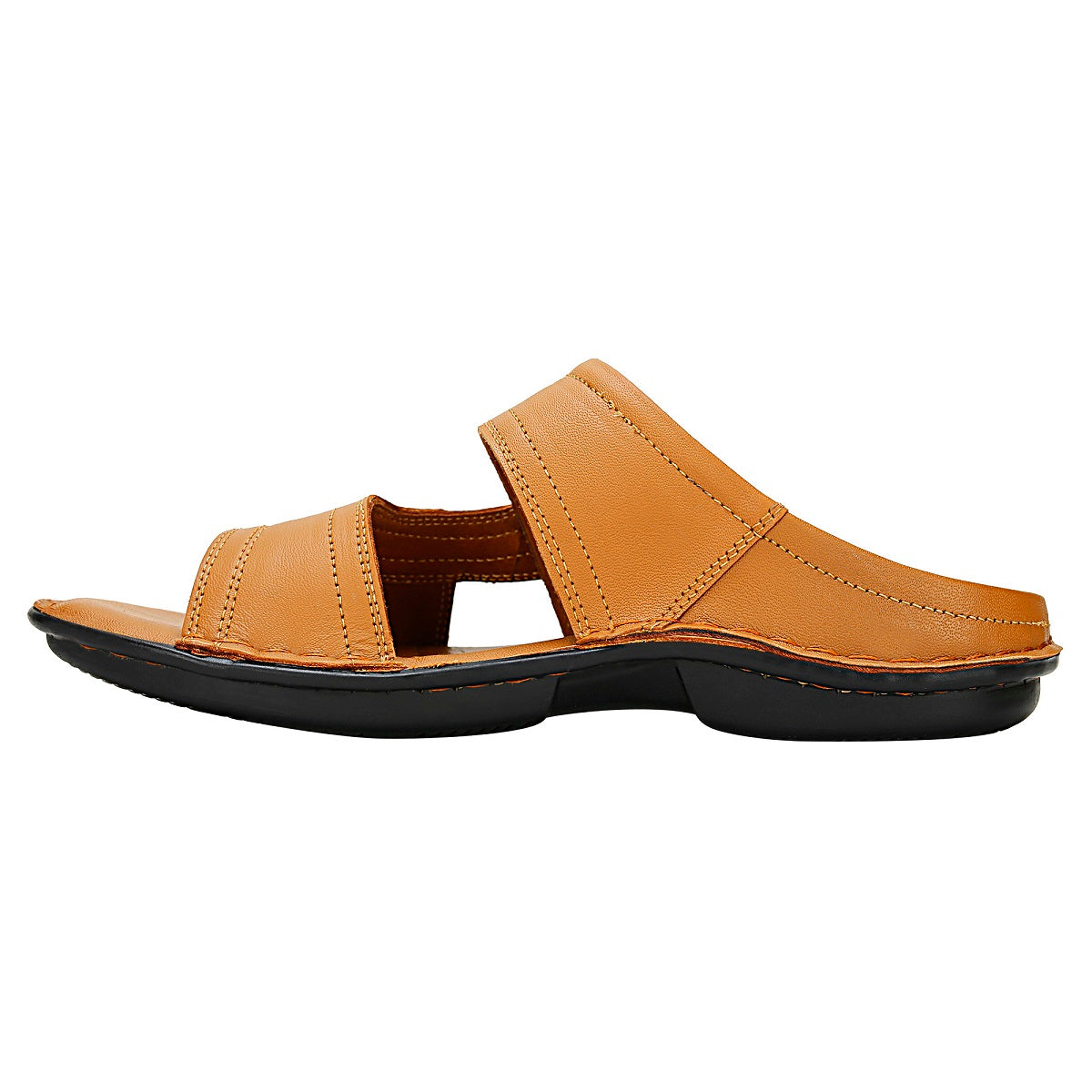 SeeandWear  Men Leather Tan Sandal - SeeandWear