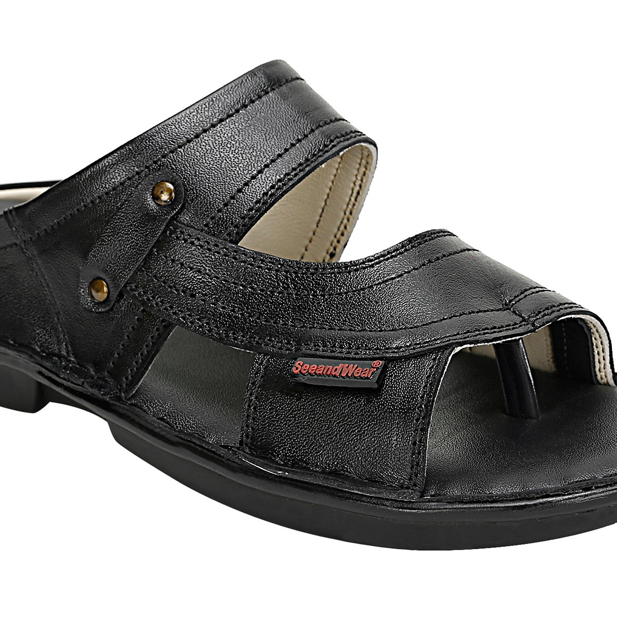 Buy HUSH PUPPIES Brown Mens Leather Sandal | Shoppers Stop