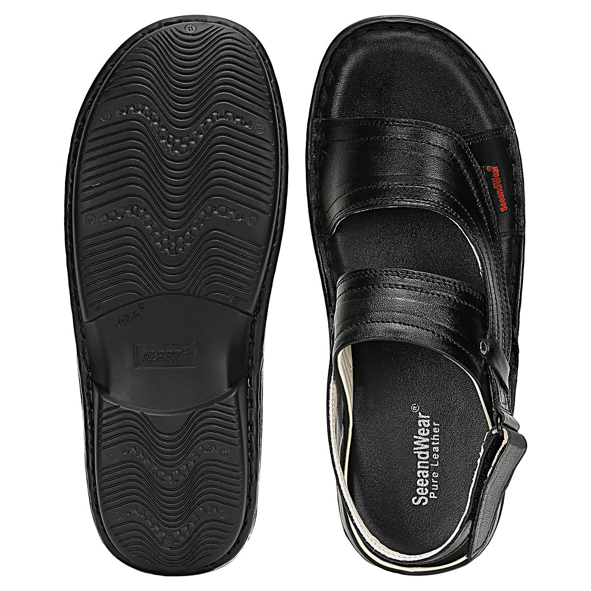 SeeandWea Leather Sandals For Men