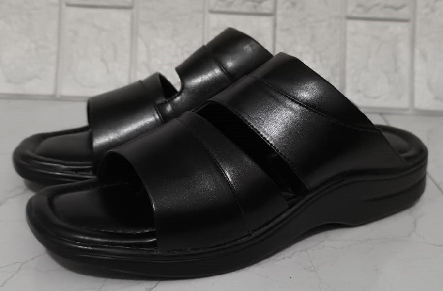 Black Leather Sandle