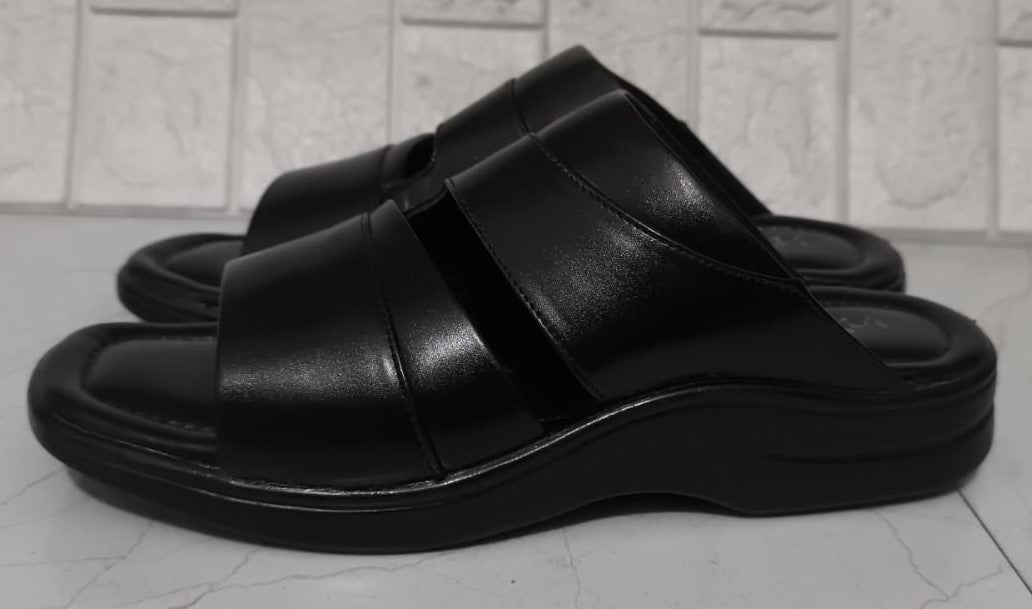 Black Leather Sandle