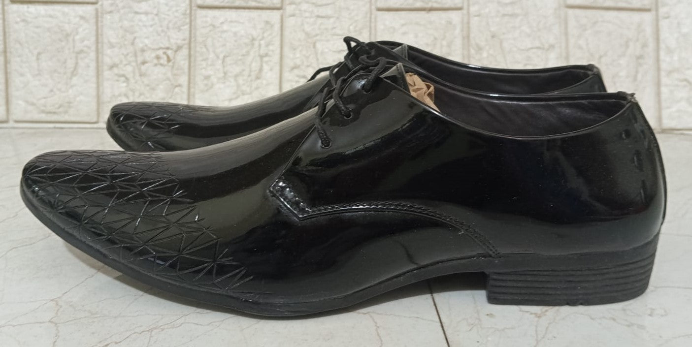Black patent Formal Shoes For Men
