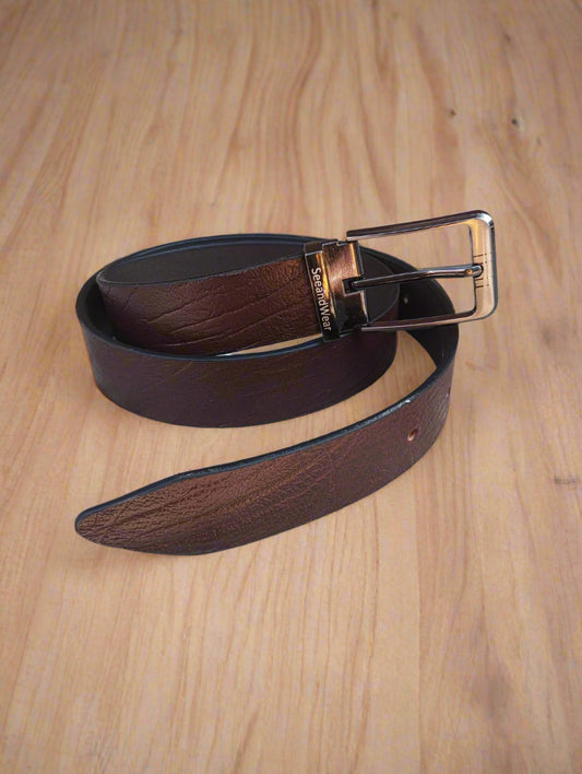 Brown Single sided Leather Belt For Men - SeeandWear