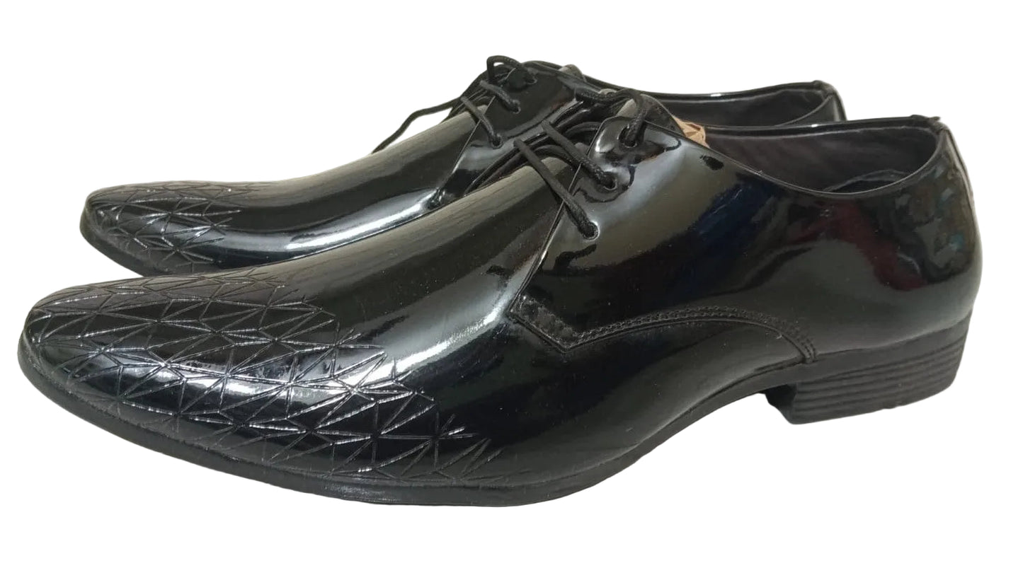 Black patent Formal Shoes For Men