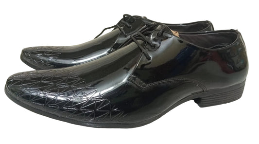 Black patent Formal Shoes For Men