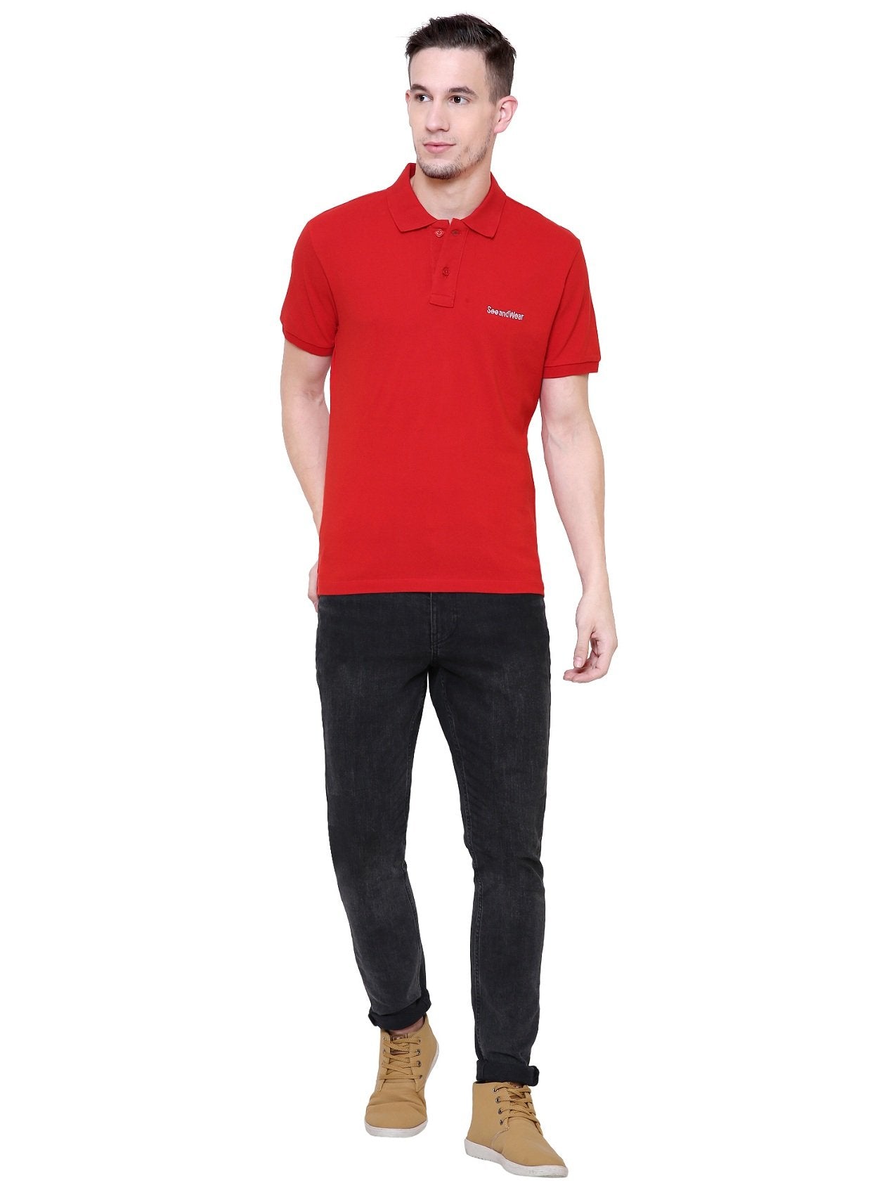 SeeandWear Men's Polo Collar T-Shirt - SeeandWear