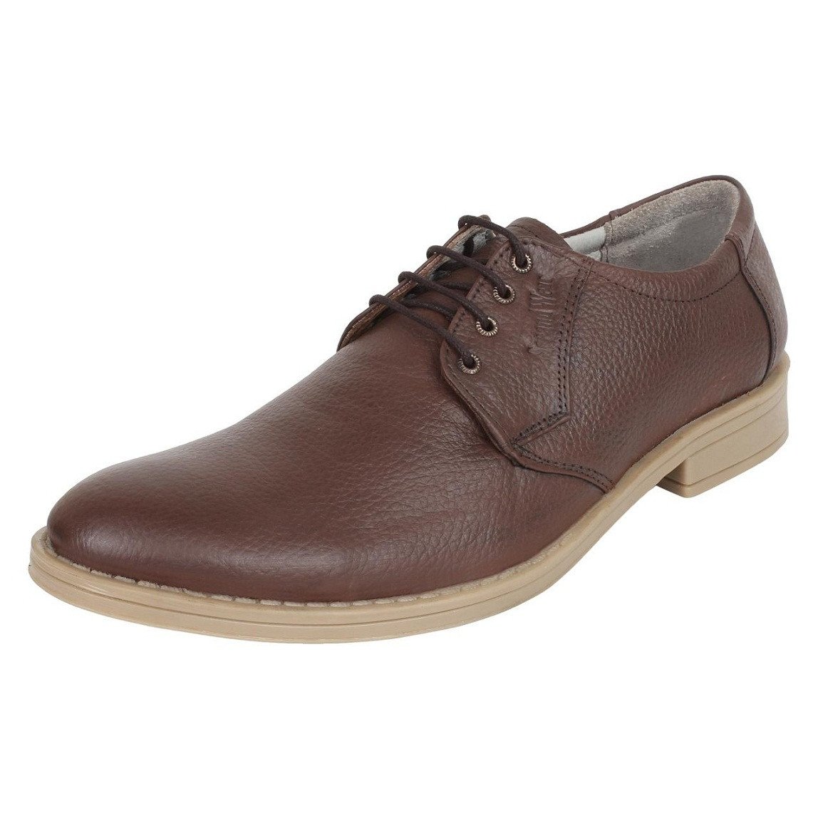 SeeandWear Formal Shoes For Men. Branded Leather Shoes Brown Colour - Minor Defect - SeeandWear
