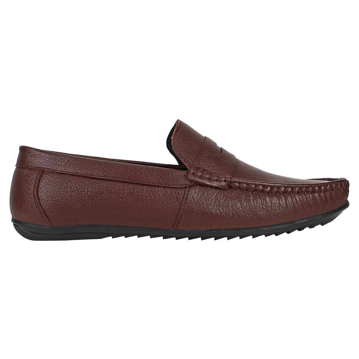 Brown Leather Loafers for Men