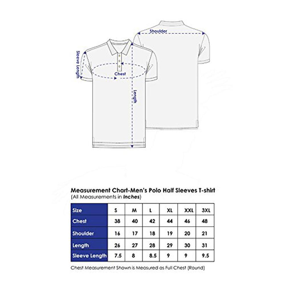 Polo t shop shirt size